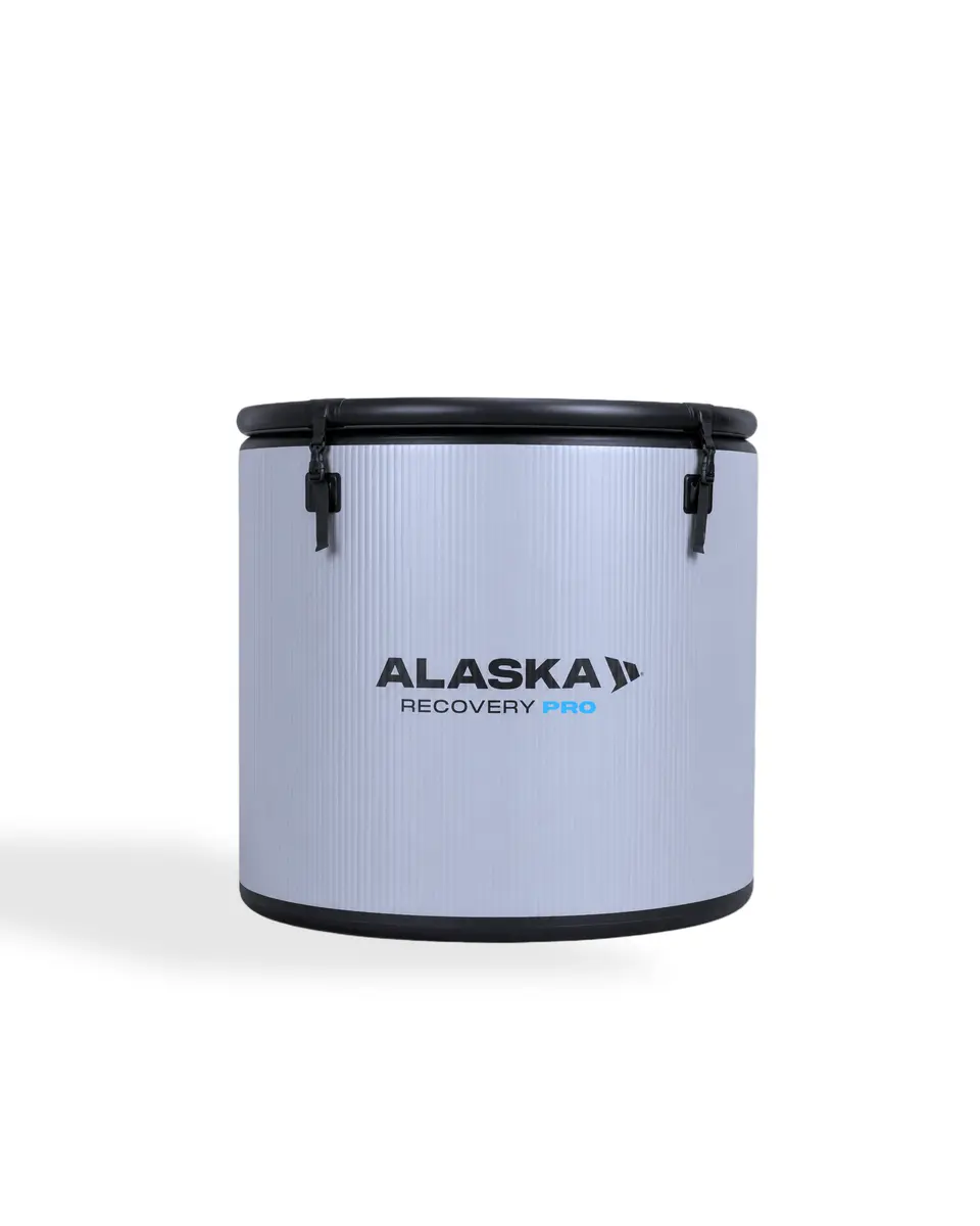 Bain froid gonflable Alaska Pro, vue de trois quarts