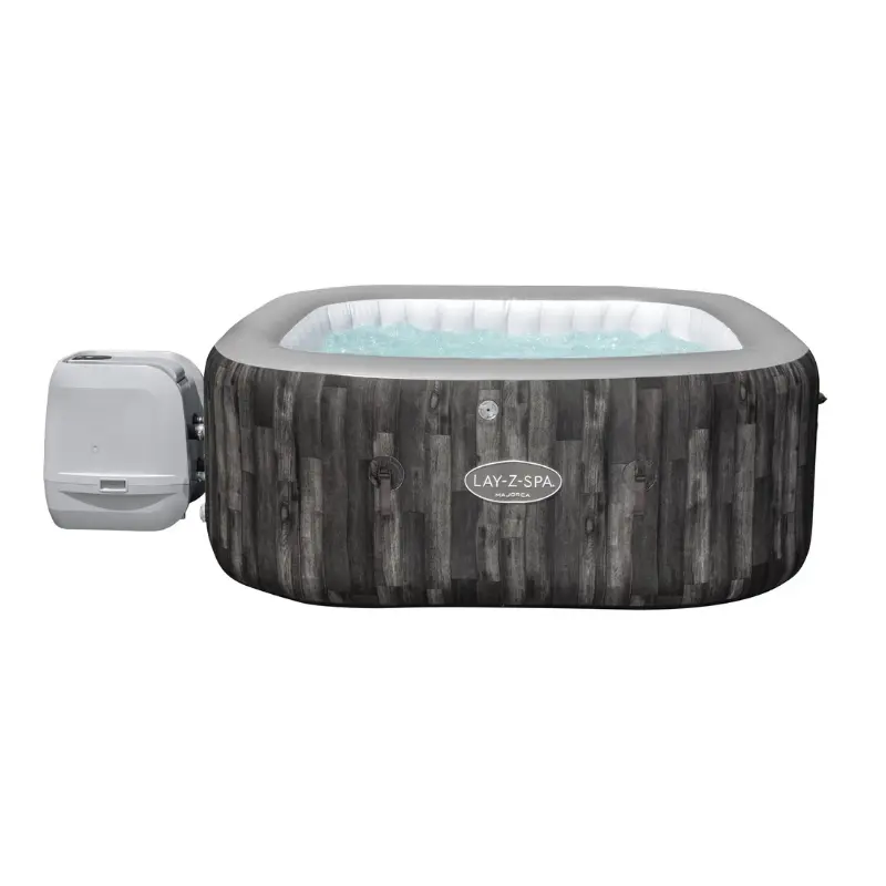Spa gonflable Bestway Lay-Z-Spa Majorca HydroJet Pro 4-6 places, vue de trois quarts