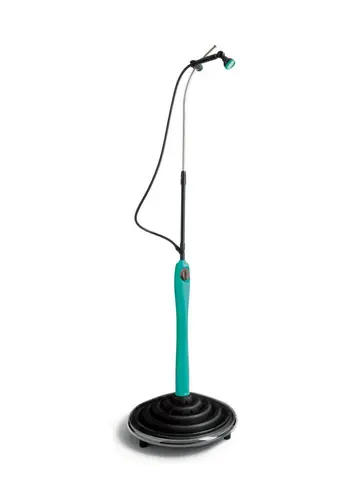 Douche solaire GF Garden Sunny Style Premium bleue, vue de face