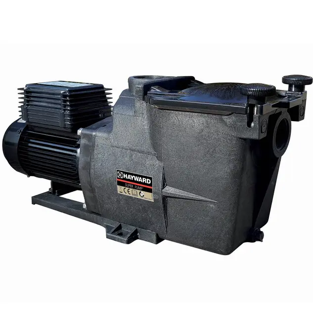 Pompe de filtration Hayward Super Pump 0,75 CV, vue de trois quarts