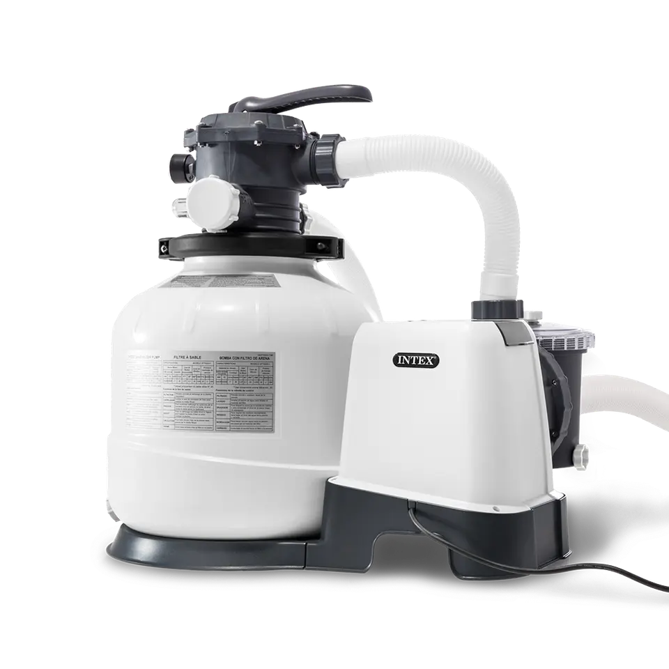 Groupe de filtration à sable Intex SX2800, vue de trois quarts