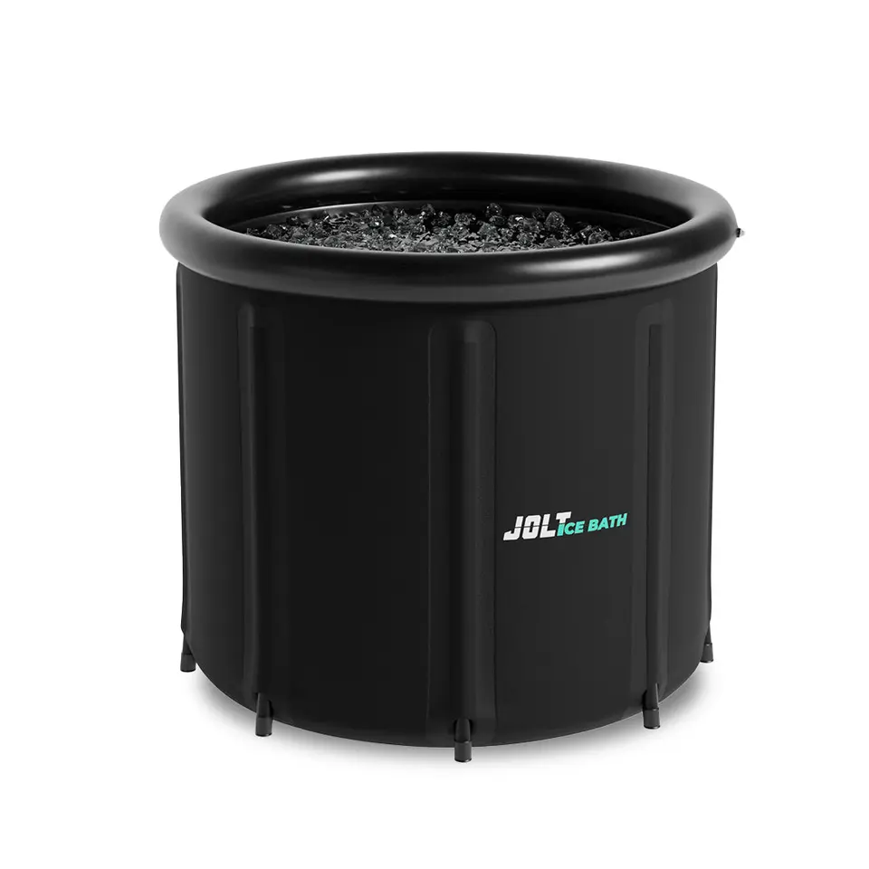 Bain froid gonflable Jolt Ice Bath, vue de trois quarts