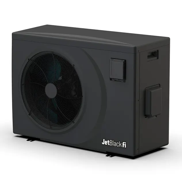 Pompe à chaleur de piscine Poolex JetBlack FI 70, vue de trois quarts